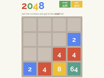 Google-Style 2048 Game with AI auto-play