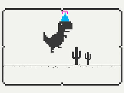 Chrome Dinosaur Game — 10th Birthday Edition