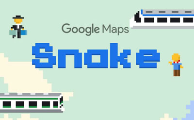 Google Maps Snake Game Easter Egg